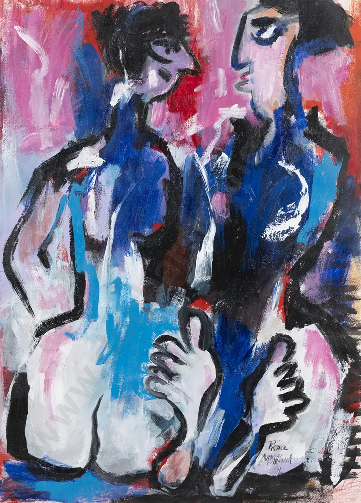 Piera McArthur (b.1929) - Untitled Figure Study Image 1++