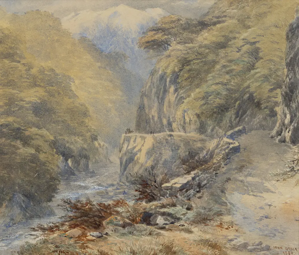 John Gully (1819 - 1888) - Otira Gorge Image 1++