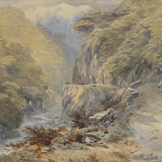 John Gully (1819 - 1888) - Otira Gorge