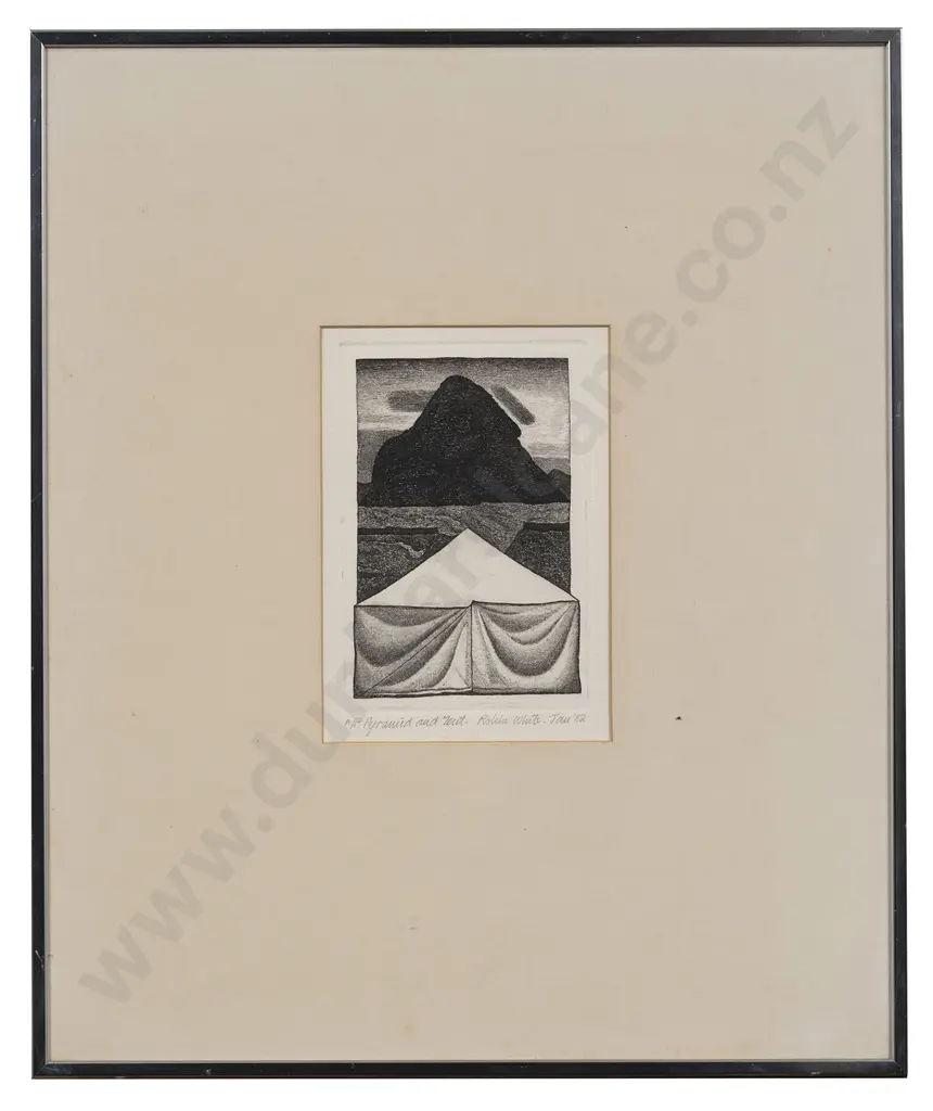Robin White (b 1946) - Pyramid And Tent Image 1++