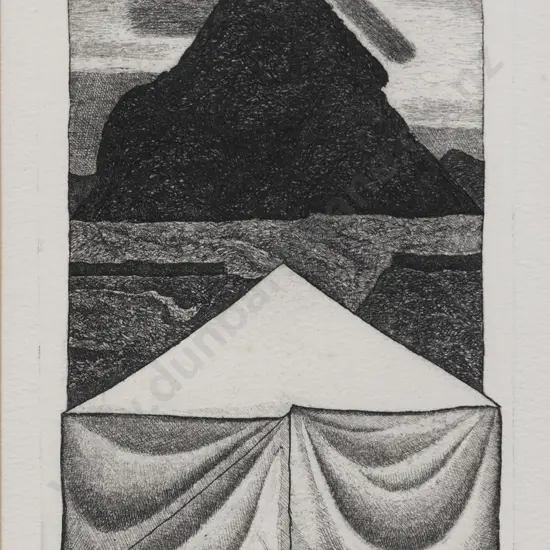 Robin White (b 1946) - Pyramid And Tent