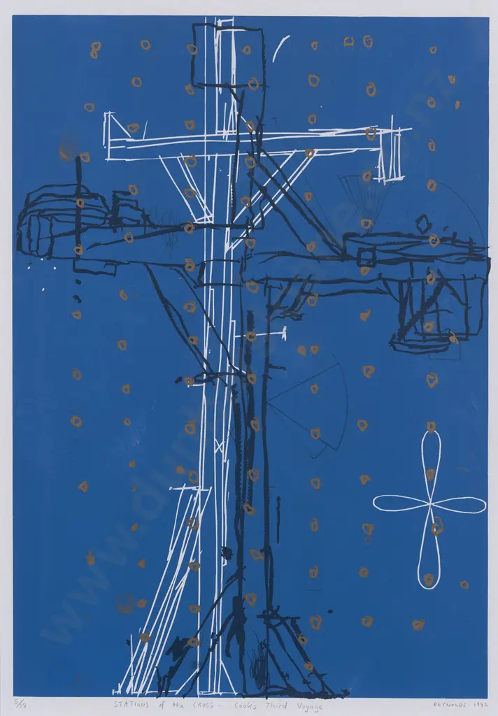 John Reynolds (b 1956) - Stations of the Cross: Cook's Third Voyage Image 1++