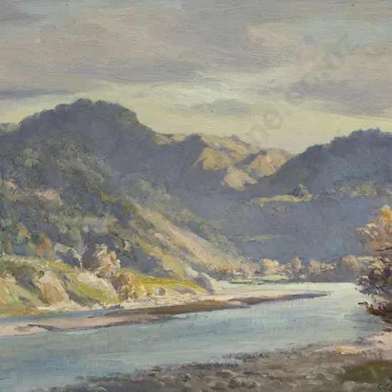 Carl Laugesen (1900 - 1987) - Rangitikei River