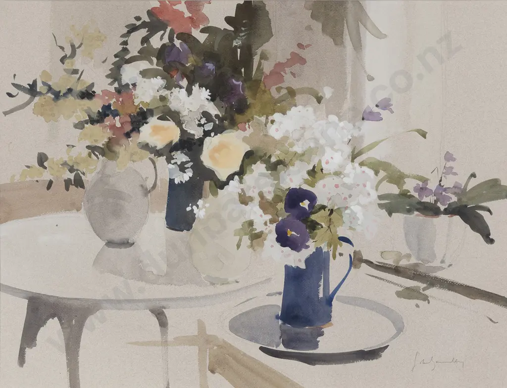 John Yardley (British b 1933) - Four Jugs Image 1++