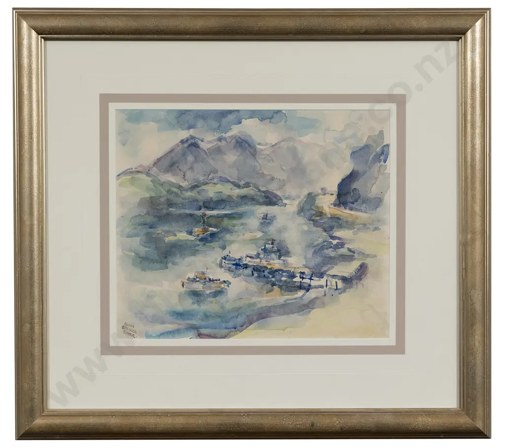 Olivia Spencer Bower (1905 - 1982) - Southern Lake Image 1++