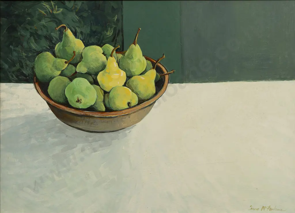 Shona McFarlane (1929 - 2001) - Still Life with Pears Image 1++