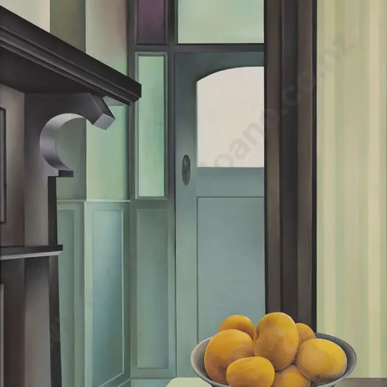 Glenda Randerson (b 1949) - Interior With Grapefruit