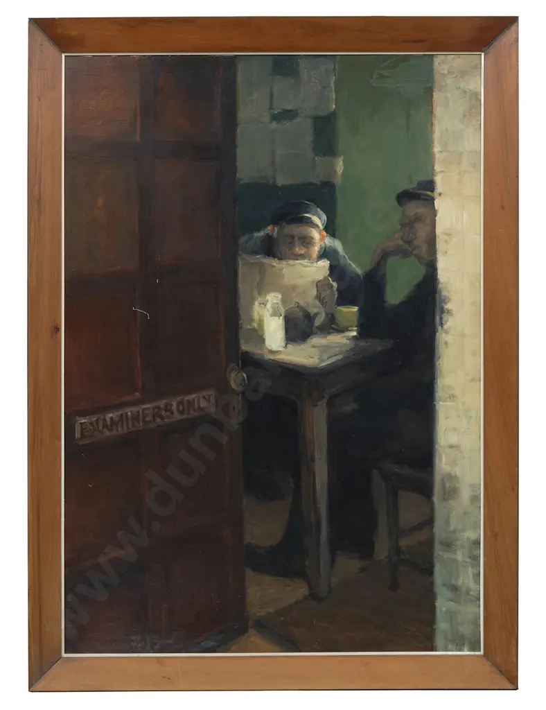 Derek Ball (b 1944) - Railway Workmen Image 1++