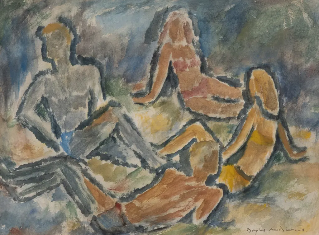 Douglas MacDiarmid (1922 - 2020) - Figure Study Image 1++