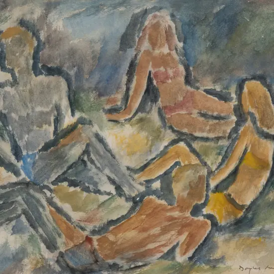 Douglas MacDiarmid (1922 - 2020) - Figure Study
