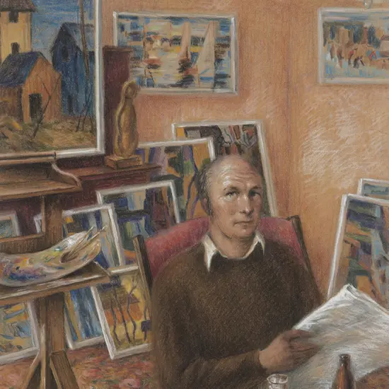 Allan Barns-Graham (1906 - 2006) - Portrait of Norman Scott