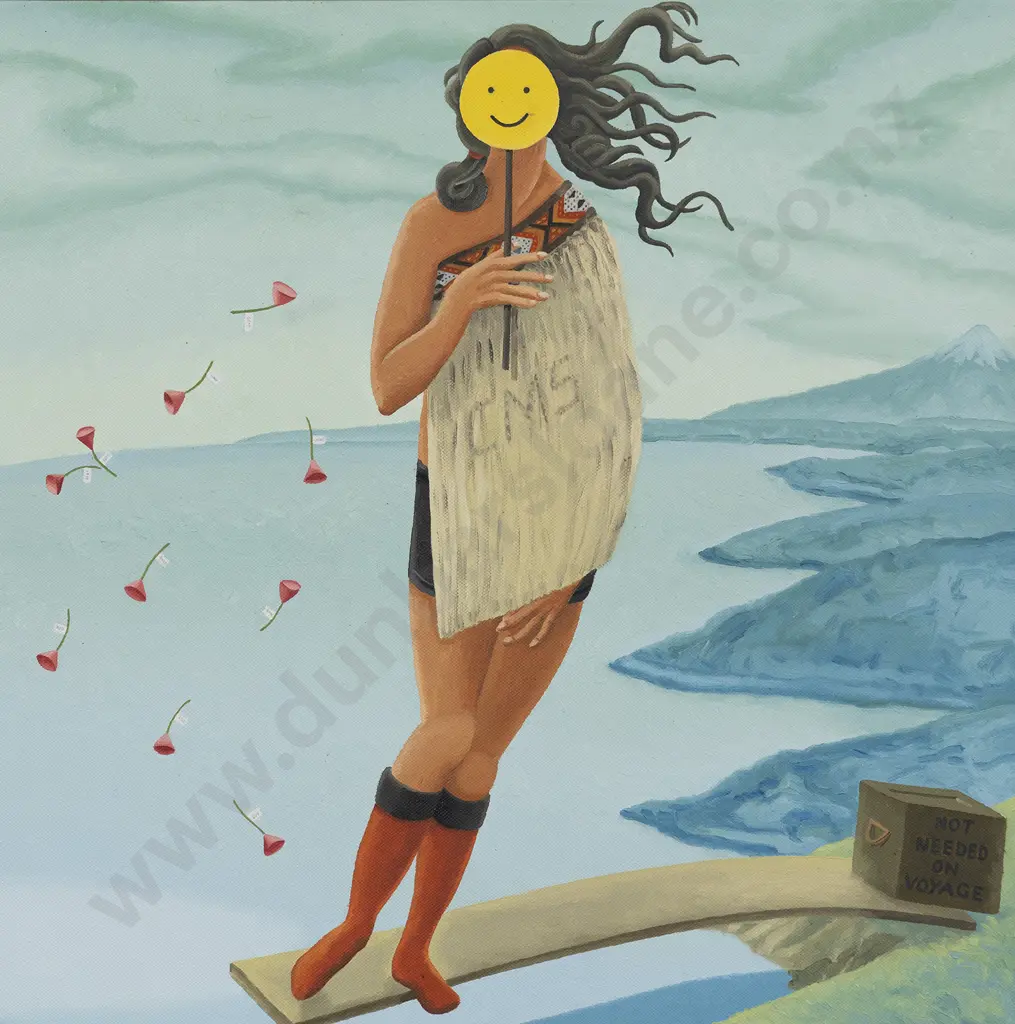 Peter Ireland (b1947) - Happy Hinemoa (Miss August) Image 1++