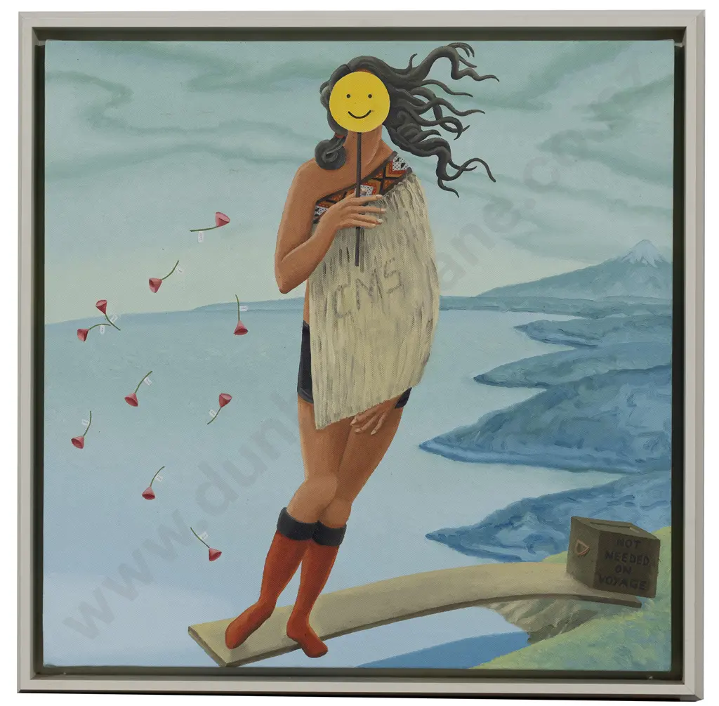 Peter Ireland (b1947) - Happy Hinemoa (Miss August) Image 1++