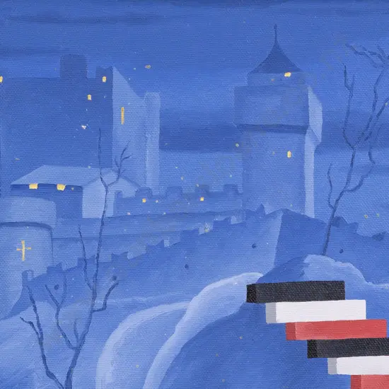 Peter Ireland (b1947) - Castle Assault (after Marco Basaiti)