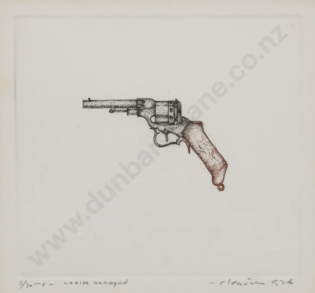 Barry Cleavin (b 1939)  - Ladies Handgun Image 1++
