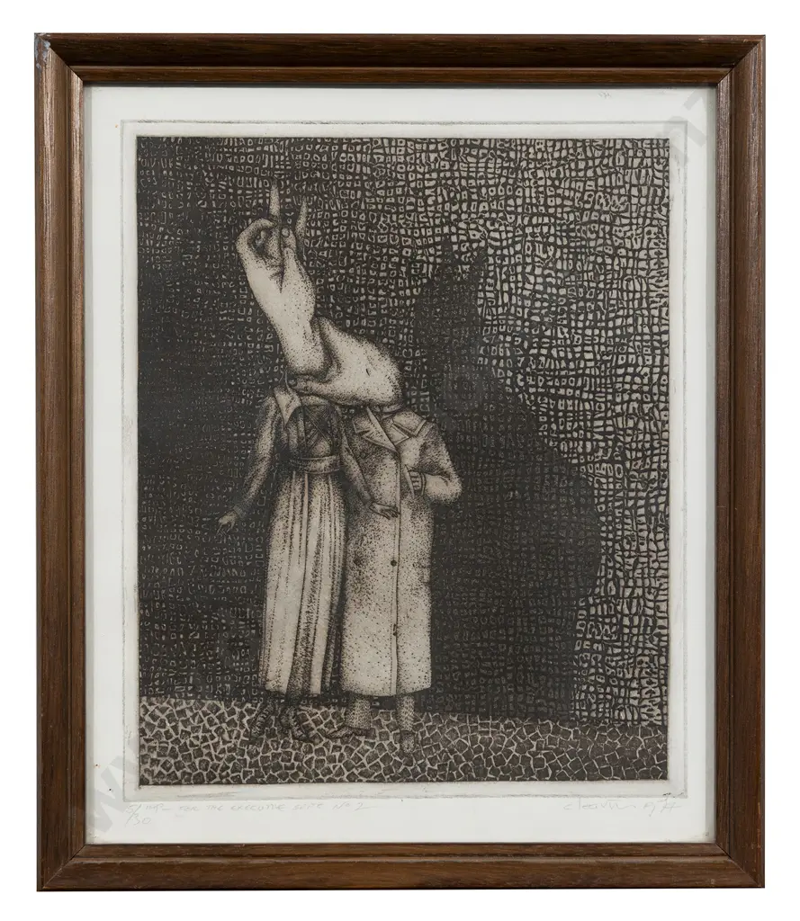 Barry Cleavin (b 1939)  - For the Executive Suite No2 Image 1++