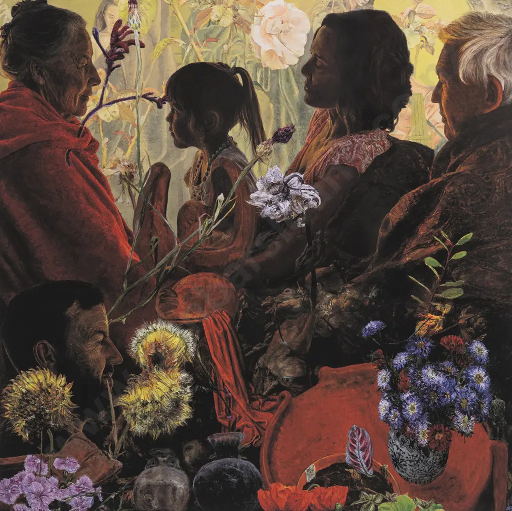 Andrew McLeod (b 1976) - Family Portrait (unframed) Image 1++