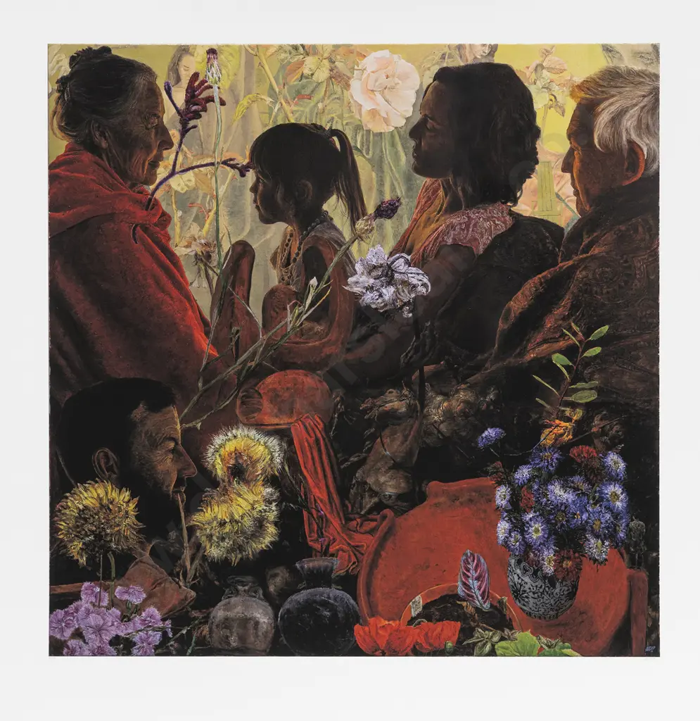 Andrew McLeod (b 1976) - Family Portrait (unframed) Image 1++