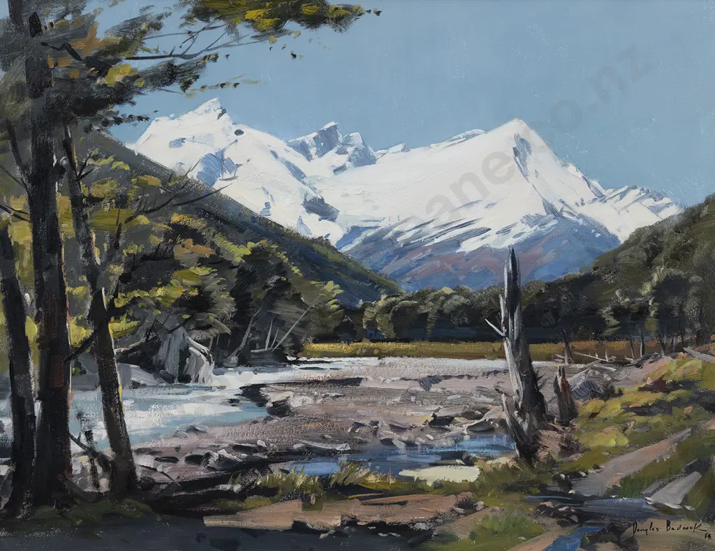 Douglas Badcock (1922-2009) - Spring Afternoon Rees Valley Image 1++