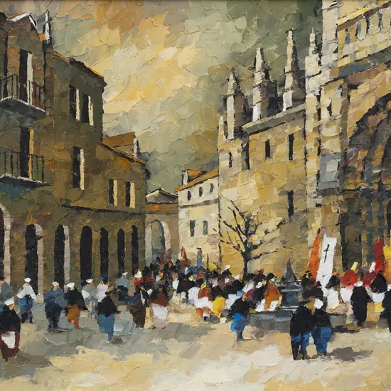 Tom Esplin (1915 - 2005) - San Esteban De Gormez Spain