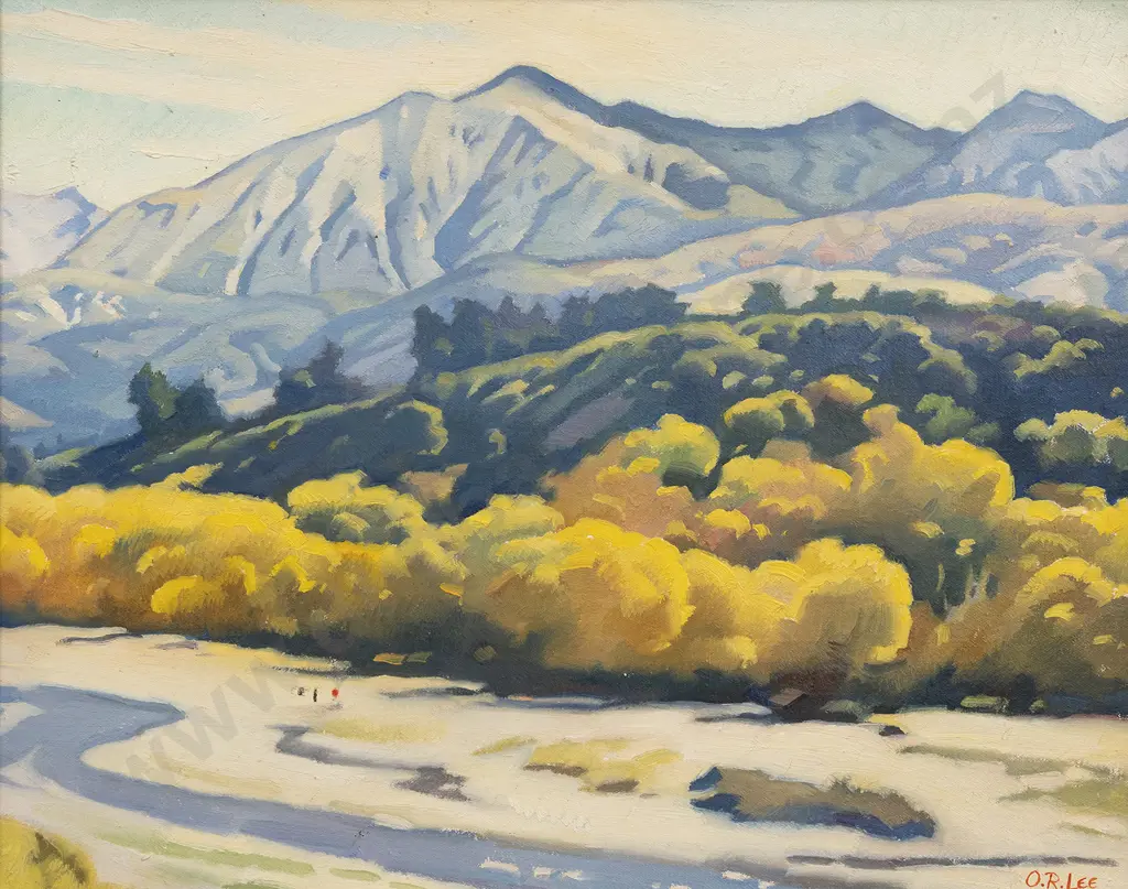 Owen R Lee (1918 - 2003) - River Landscape Image 1++