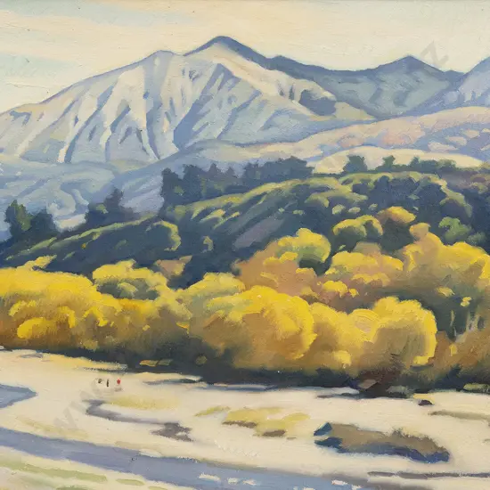 Owen R Lee (1918 - 2003) - River Landscape