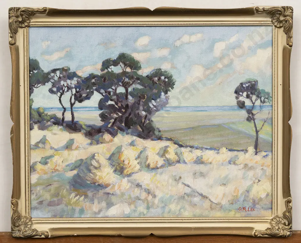 Owen R Lee (1918 - 2003) - Coastal Landscape Image 1++