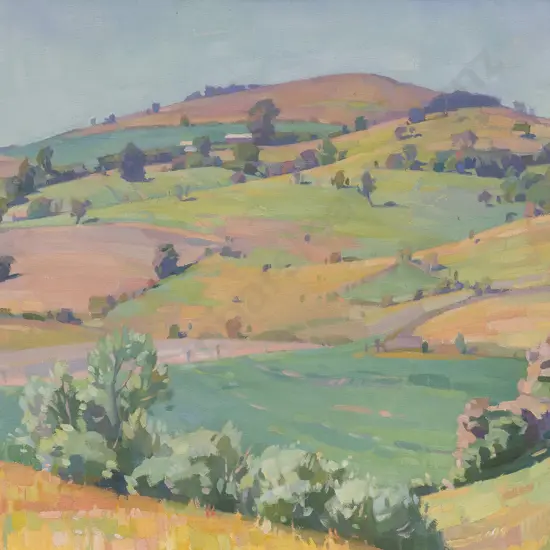 Owen R Lee (1918 - 2003) - Pastoral Landscape