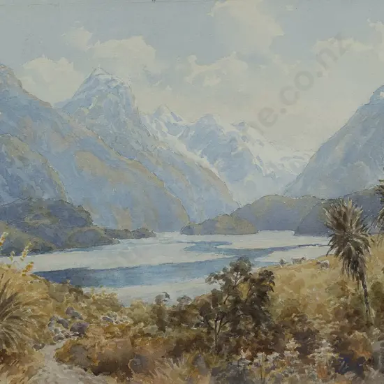 C H Howorth (1856 - 1945) - Southern Braided River