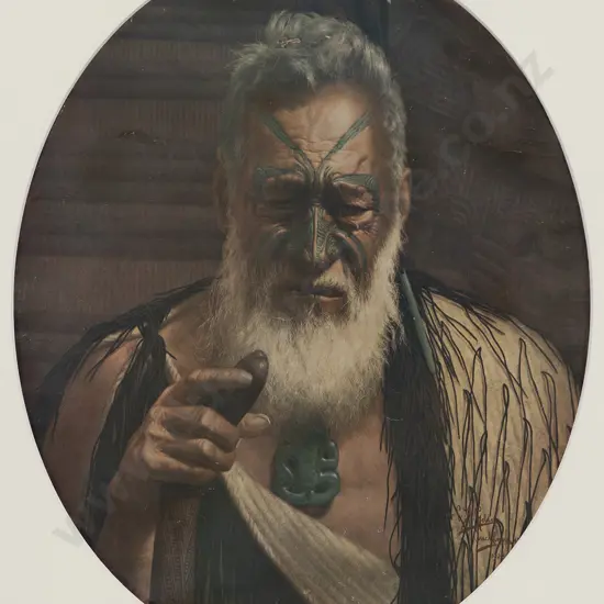 C F Goldie (1870 - 1947) Period Print - Tikitere Mihi