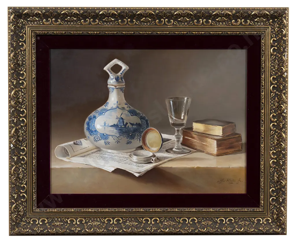 Jozef Kivits (b 1945) - Still Life With Pocketwatch Image 1++