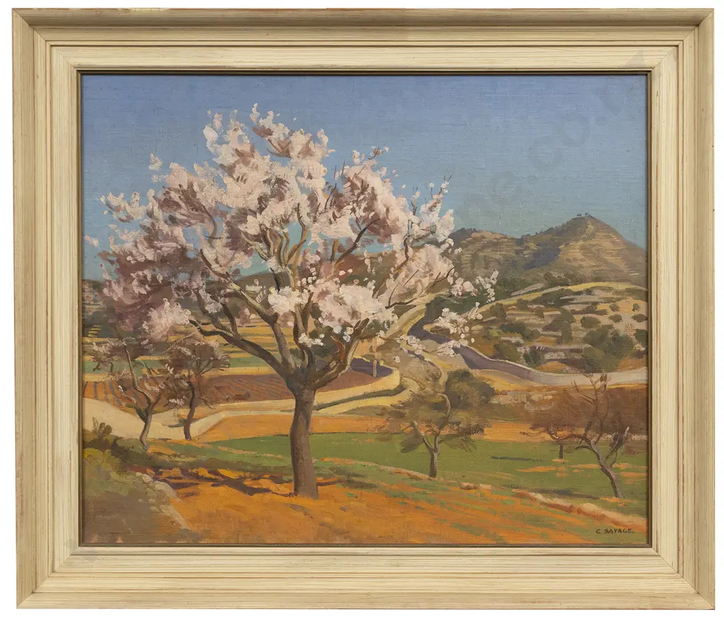 Cedric Savage (1901 - 1969) - Vineyards of Barcelona Image 1++