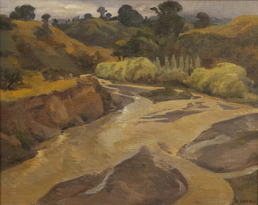 Cedric D. Savage (1901 - 1969) - River Valley Image 1++