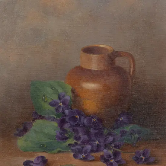 F Whiteman (1873 - 1952) - Violets
