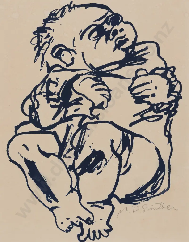 Michael Smither (b 1939) - Joseph As a Baby Image 1++
