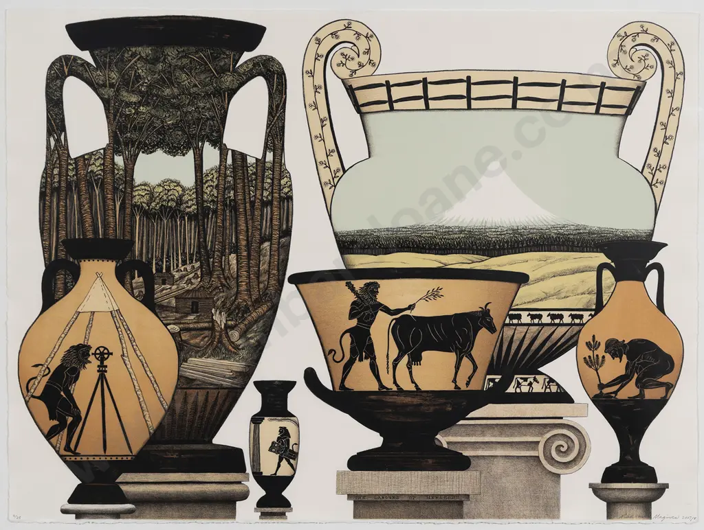 Marian Maguire (b 1962) - The Labours of Heracles Image 1++