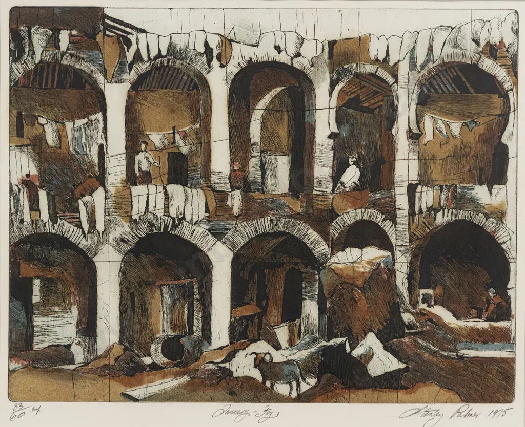 Stanley Palmer (b 1936) - Tannery - Fez Image 1++