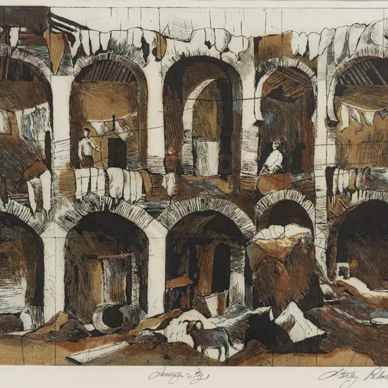 Stanley Palmer (b 1936) - Tannery - Fez