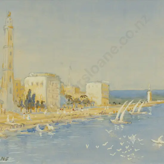 Kathleen Airini Vane (1891 - 1965) - Mediterranean Coast