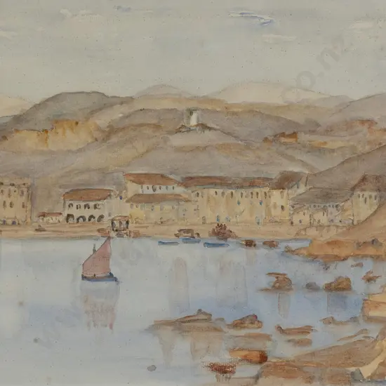 Maude Burge (1865 - 1957) - The Red Sail