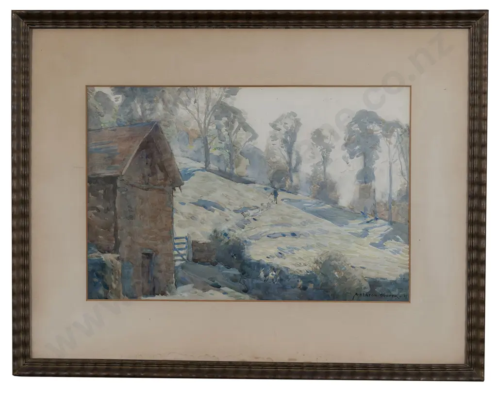 Alfred Heaton-Cooper (1864 - 1929) - Morning Sun in Early Autumn Image 1++