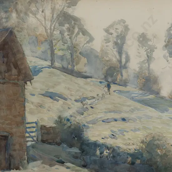 Alfred Heaton-Cooper (1864 - 1929) - Morning Sun in Early Autumn