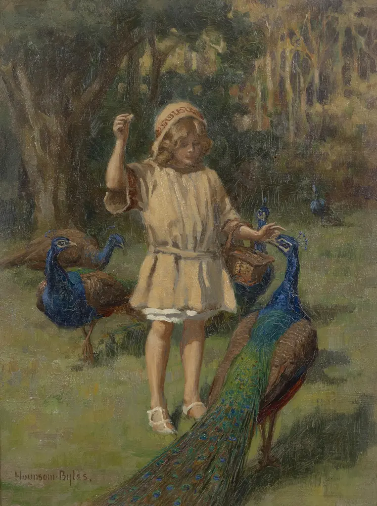 William Hounsom Byles (1872 - 1924) - Her Ladyships Court Image 1++