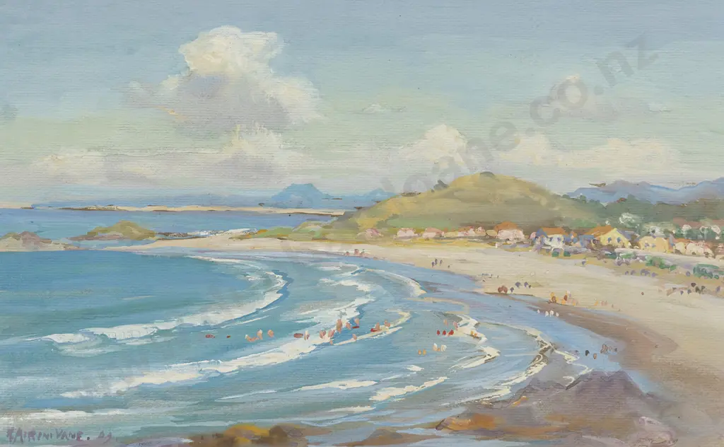 Kathleen Airini Vane (1891 - 1965) - Coastal Landscape Image 1++