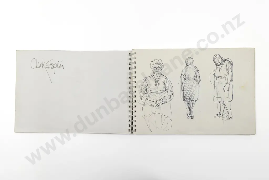 Clark Esplin (b 1941) - Sketchbook Image 1++