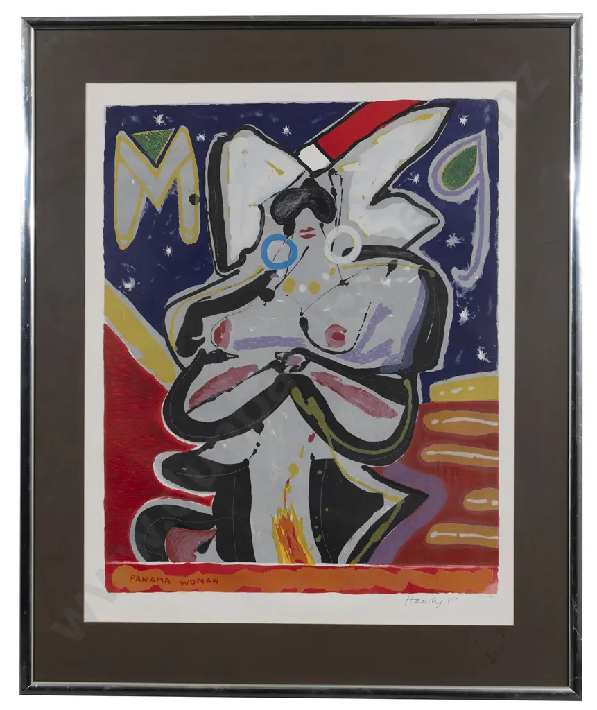 Pat Hanly (1932 - 2004) - Panama Woman Image 1++