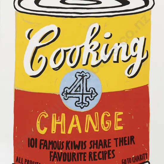 Dick Frizzell (b 1943) - Cooking 4 Change