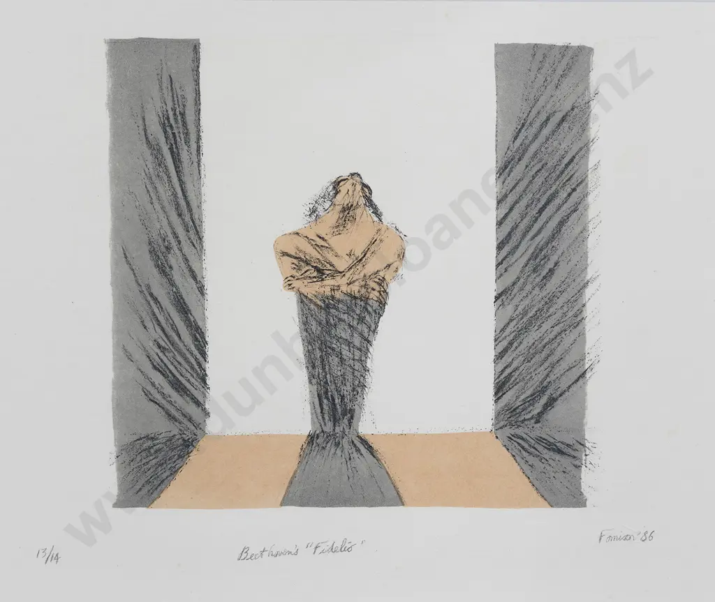 Tony Fomison (1939 - 1990) - Beethoven's "Fidelio" Image 1++