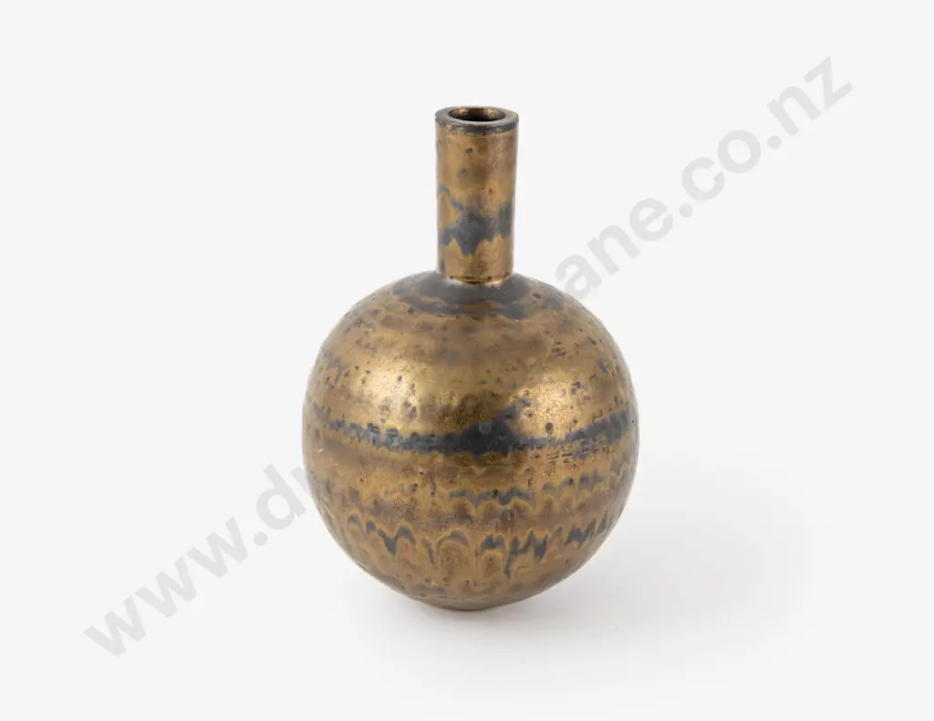 John Parker Metallic Glaze Bottle Vase Image 1++