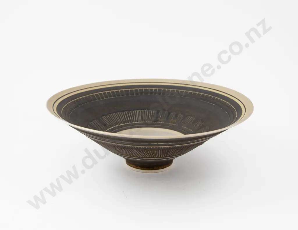 Linda Forrest Footed Bowl Image 1++